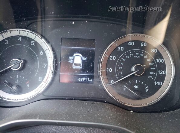 KMHRC8A37LU037917 2020 HYUNDAI VENUE Красный Вид щитка приборов