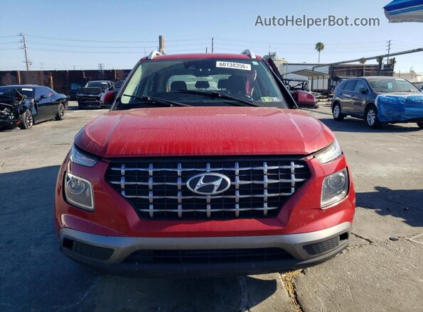 KMHRC8A37LU037917 2020 HYUNDAI VENUE Красный Вид спереди