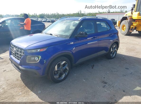 KMHRC8A37MU120801 2021 HYUNDAI VENUE Blue Front left