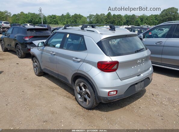KMHRC8A37MU128106 2021 HYUNDAI VENUE Silver უკანა მარცხენა