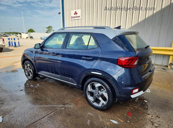 KMHRC8A37NU147000 2022 HYUNDAI VENUE Blue უკანა მარცხენა