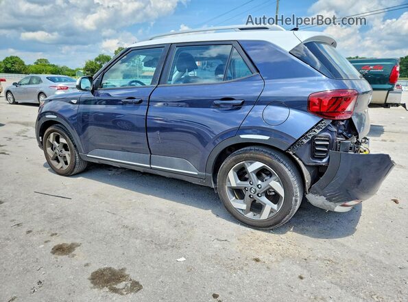 KMHRC8A37NU199503 2022 HYUNDAI VENUE Blue Задня ліва чверть