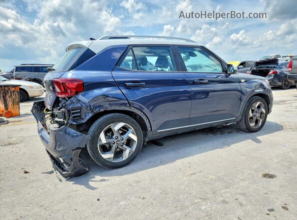 KMHRC8A37NU199503 2022 HYUNDAI VENUE Blue Задня права чверть