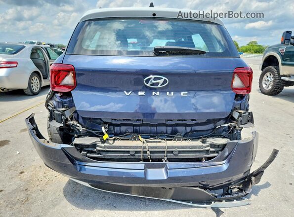 KMHRC8A37NU199503 2022 HYUNDAI VENUE Blue Вид ззаду