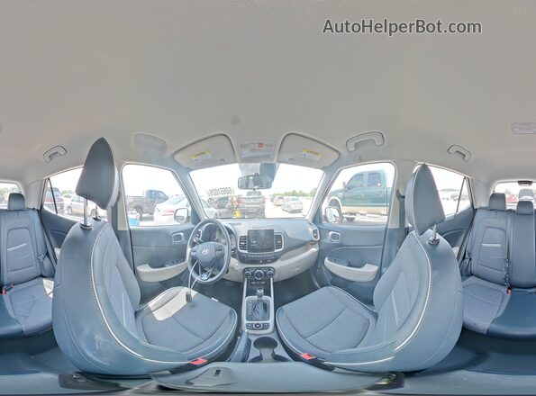 KMHRC8A37NU199503 2022 HYUNDAI VENUE Blue Панорамний вид салону 360°