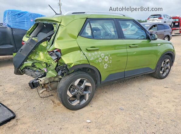 KMHRC8A37PU213662 2023 HYUNDAI VENUE Green Rear right