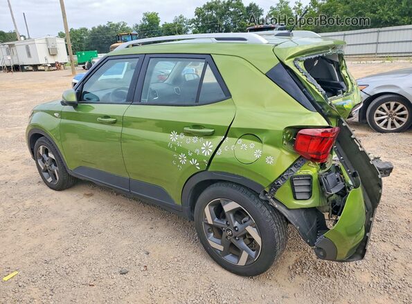 KMHRC8A37PU213662 2023 HYUNDAI VENUE Green Rear left