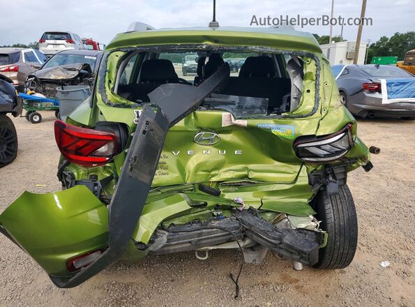 KMHRC8A37PU213662 2023 HYUNDAI VENUE Green Rear view