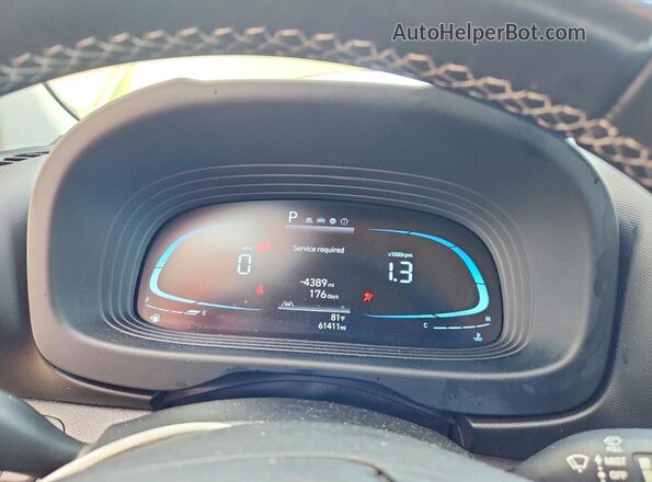 KMHRC8A37PU241462 2023 HYUNDAI VENUE Green Instrument cluster view