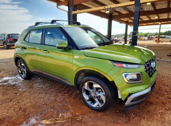 KMHRC8A37PU241462 2023 HYUNDAI VENUE Green Front right