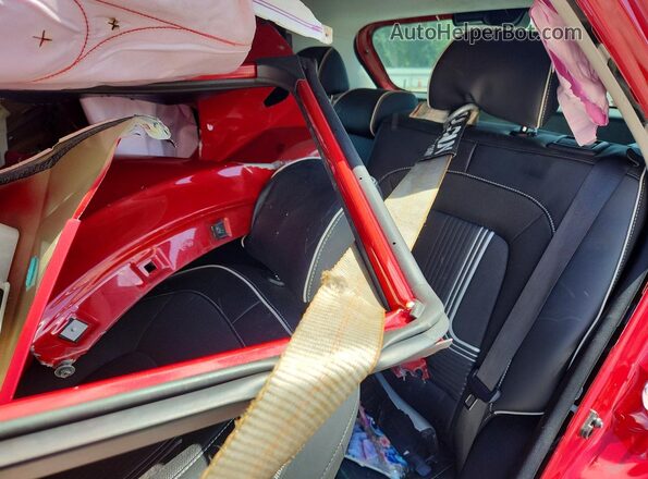 KMHRC8A37PU242949 2023 HYUNDAI VENUE Red Rear seats view