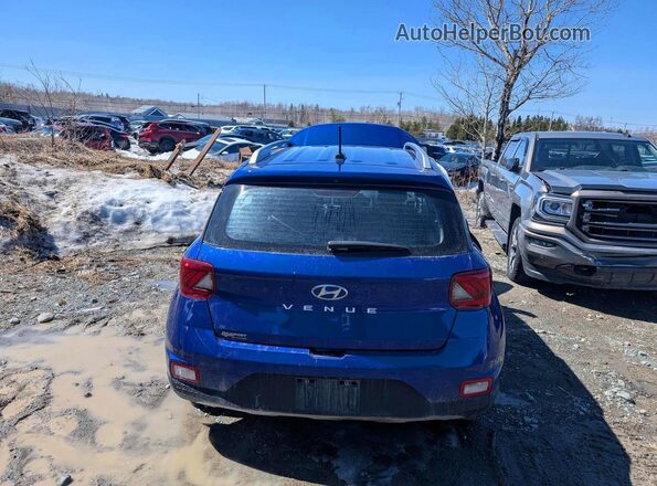 KMHRC8A37PU273974 2023 HYUNDAI VENUE Blue Rear view