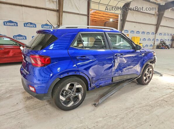 KMHRC8A37SU406693 2025 HYUNDAI VENUE Синий Задняя правая четверть