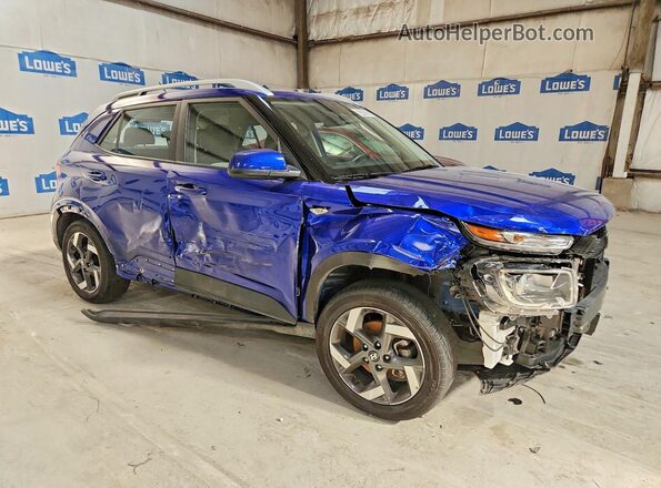 KMHRC8A37SU406693 2025 HYUNDAI VENUE Синий Передняя правая четверть