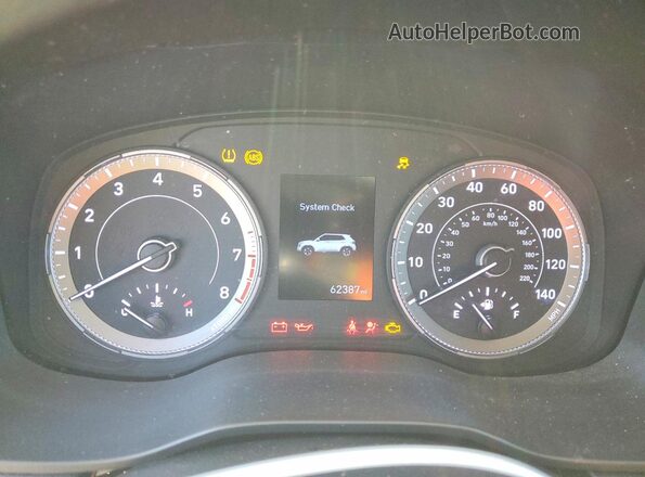 KMHRC8A38LU032693 2020 HYUNDAI VENUE Silver Widok zestawu wskaźników