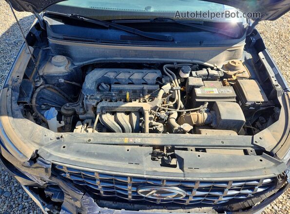 KMHRC8A38MU112139 2021 HYUNDAI VENUE Blue Вид задньої частини салону