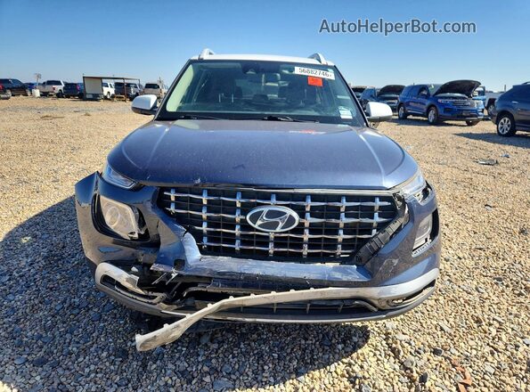 KMHRC8A38MU112139 2021 HYUNDAI VENUE Blue Вид спереду