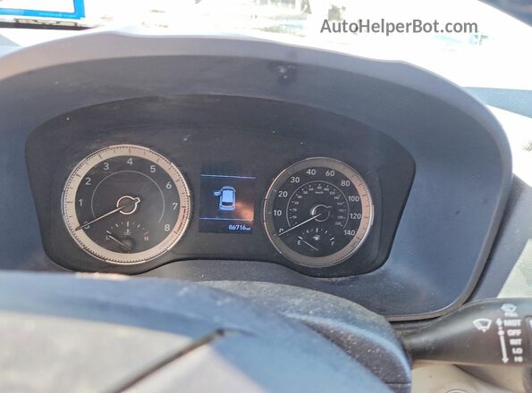 KMHRC8A38MU112139 2021 HYUNDAI VENUE Blue Вид щитка приладів