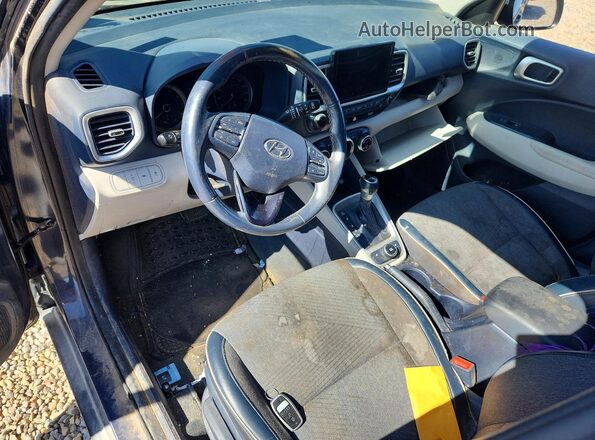 KMHRC8A38MU112139 2021 HYUNDAI VENUE Blue Вид панелі приладів