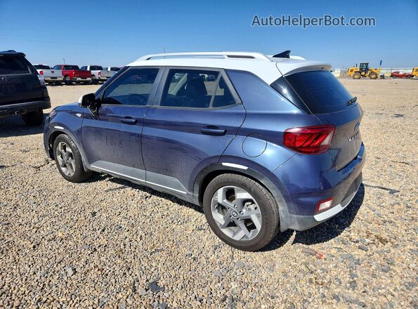 KMHRC8A38MU112139 2021 HYUNDAI VENUE Blue Задня ліва чверть