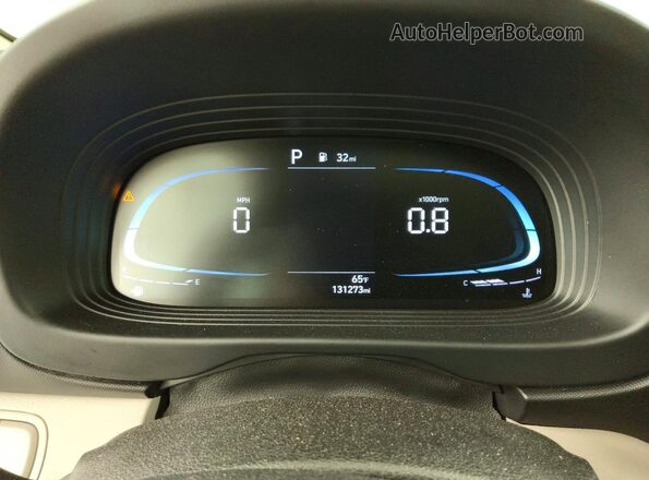 KMHRC8A38PU217056 2023 HYUNDAI VENUE Серебряный Вид щитка приборов