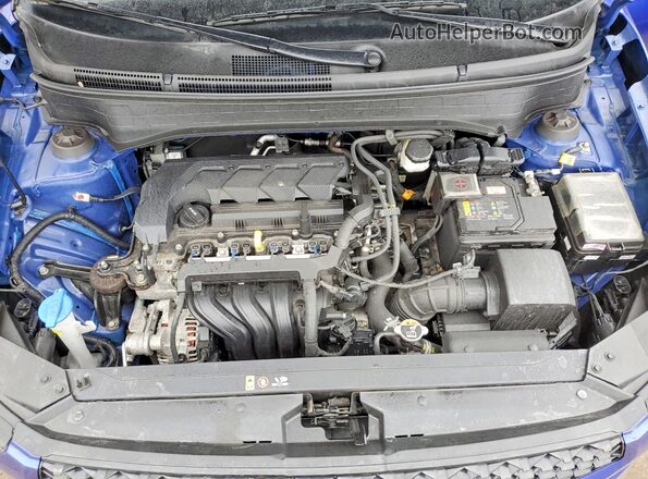 KMHRC8A38PU247738 2023 HYUNDAI VENUE Синий Вид задней части салона