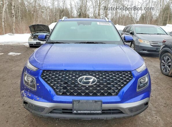 KMHRC8A38PU247738 2023 HYUNDAI VENUE Синий Вид спереди