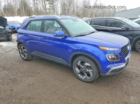 KMHRC8A38PU247738 2023 HYUNDAI VENUE Синий Передняя правая четверть