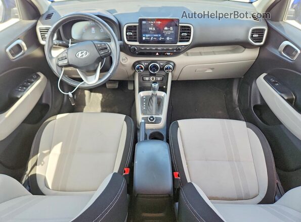 KMHRC8A38RU323879 2024 HYUNDAI VENUE Blue Вид панелі приладів