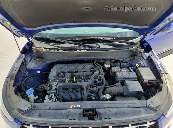 KMHRC8A38RU323879 2024 HYUNDAI VENUE Blue Вид підкапотного простору
