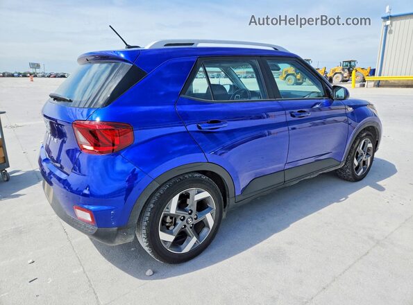 KMHRC8A38RU323879 2024 HYUNDAI VENUE Blue Задня права чверть