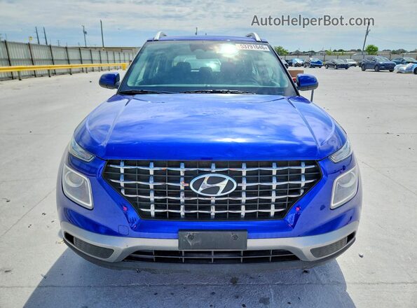KMHRC8A38RU323879 2024 HYUNDAI VENUE Blue Вид спереду