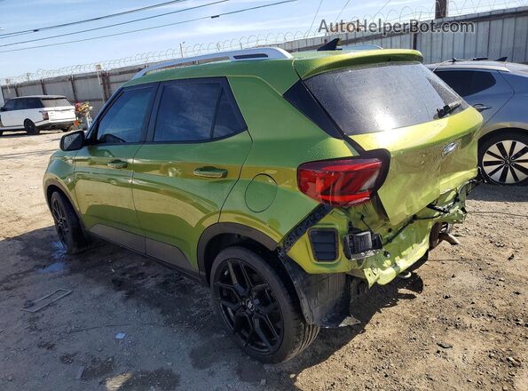 KMHRC8A39MU072802 2021 HYUNDAI VENUE Green Rear left
