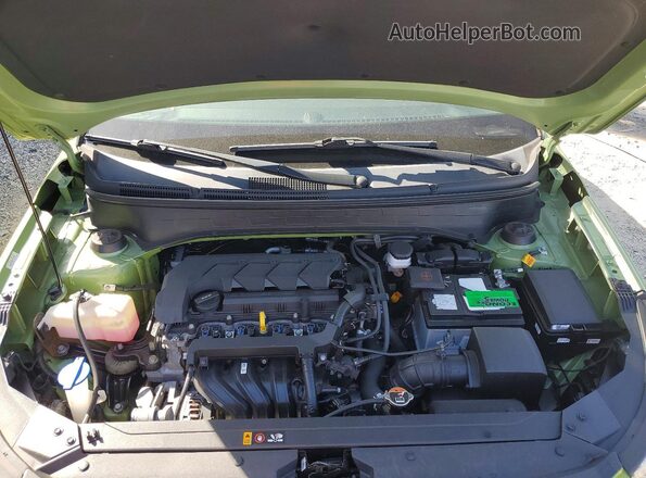 KMHRC8A39MU072802 2021 HYUNDAI VENUE Green Engine compartment view
