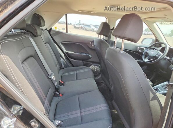 KMHRC8A39MU108908 2021 HYUNDAI VENUE Black Rear seats view