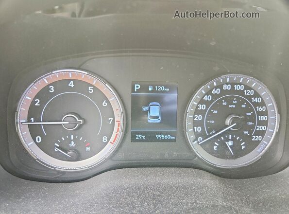 KMHRC8A39MU108908 2021 HYUNDAI VENUE Black Instrument cluster view