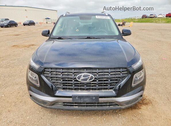 KMHRC8A39MU108908 2021 HYUNDAI VENUE Black Front view