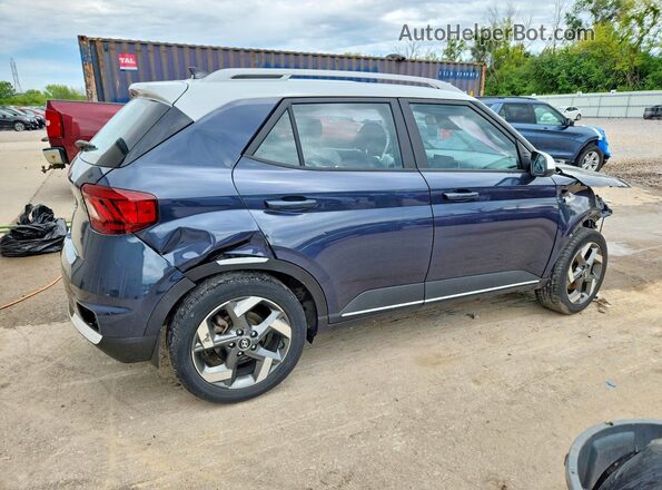 KMHRC8A39NU178099 2022 HYUNDAI VENUE Blue Tył prawy