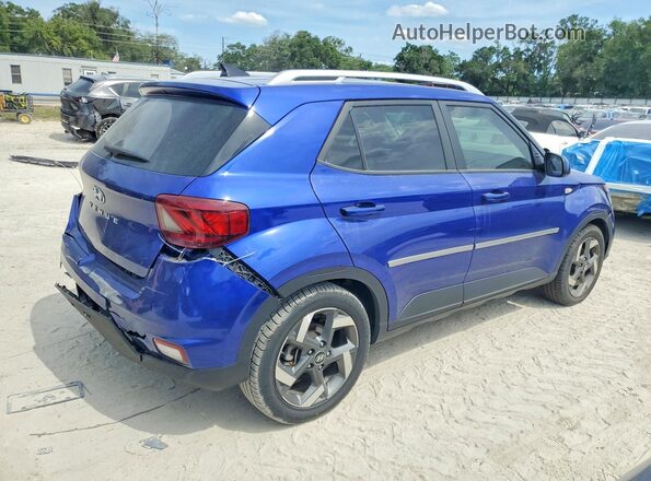 KMHRC8A39NU190768 2022 HYUNDAI VENUE Blue Задня права чверть