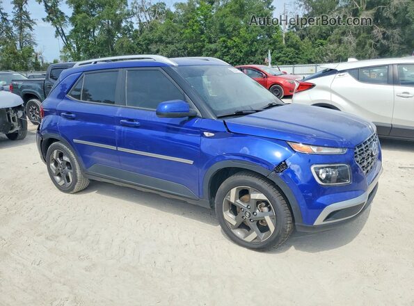 KMHRC8A39NU190768 2022 HYUNDAI VENUE Blue Передня права чверть