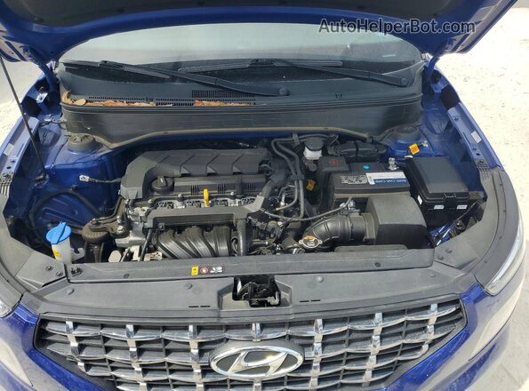 KMHRC8A39NU190768 2022 HYUNDAI VENUE Blue Вид підкапотного простору