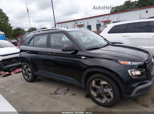 KMHRC8A39RU324815 2024 HYUNDAI VENUE Black Սալոնի 360 աստիճան տեսք
