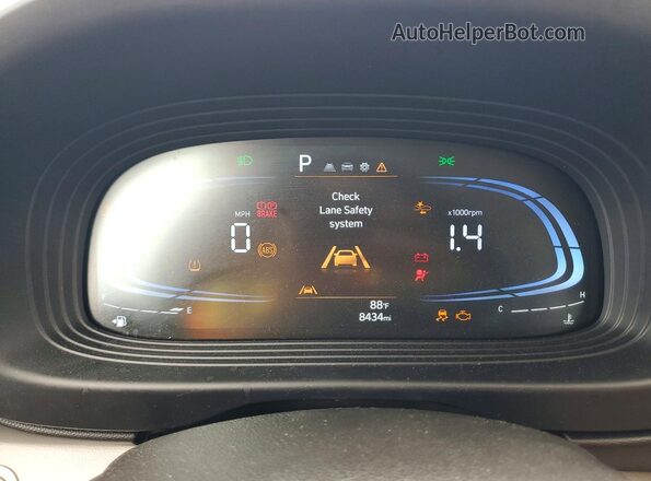 KMHRC8A39RU341887 2024 HYUNDAI VENUE Silver Вид щитка приладів