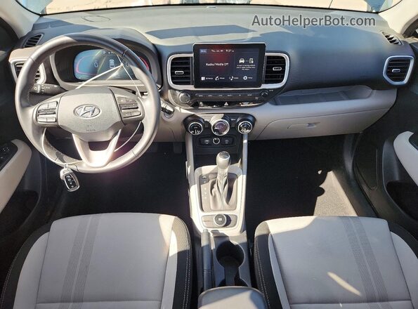 KMHRC8A39SU346268 2025 HYUNDAI VENUE Black Dashboard view