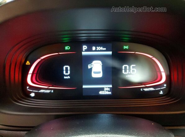 KMHRC8A39SU387371 2025 HYUNDAI VENUE Gray Вид щитка приладів