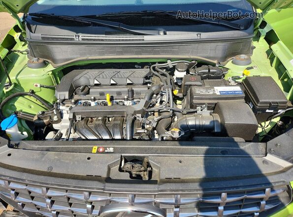 KMHRC8A3XPU256635 2023 HYUNDAI VENUE Green Widok wnętrza z tyłu