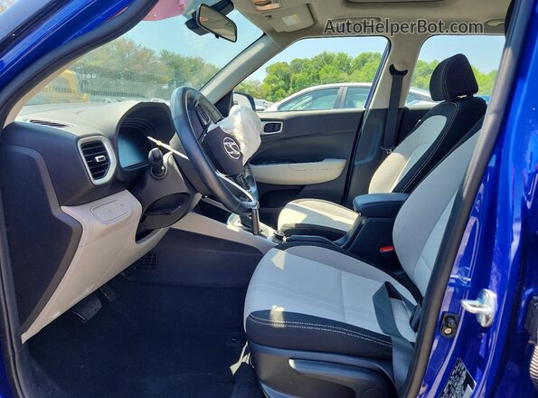 KMHRC8A3XPU257221 2023 HYUNDAI VENUE Blue Սալոնի դիմացի տեսք