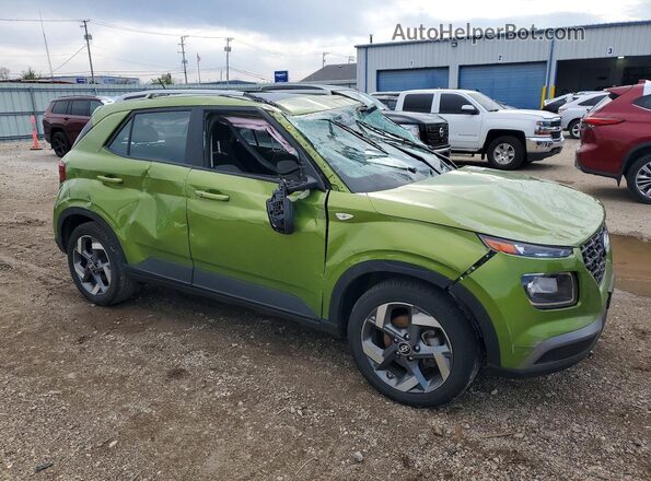 KMHRC8A3XRU304377 2024 HYUNDAI VENUE Green წინა მარჯვენა
