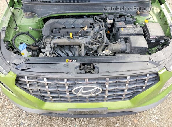 KMHRC8A3XRU304377 2024 HYUNDAI VENUE Green ძრავის განყოფილების ხედი