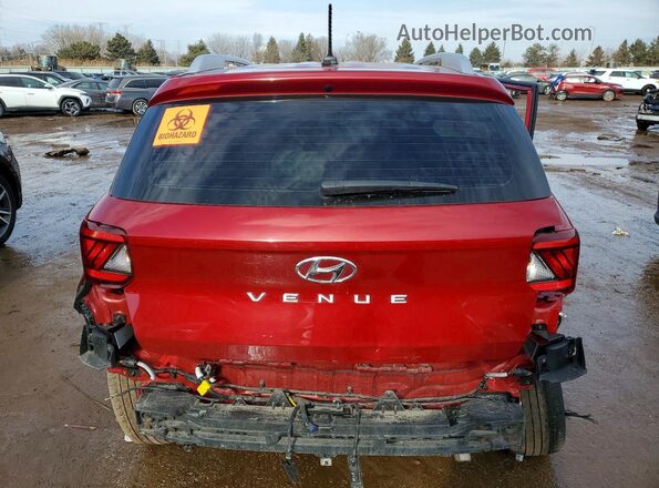 KMHRC8A3XRU331627 2024 HYUNDAI VENUE Red Widok z tyłu
